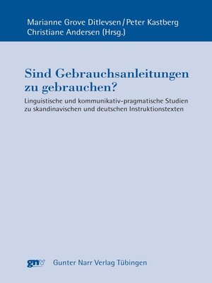cover image of Sind Gebrauchsanleitungen zu gebrauchen?
